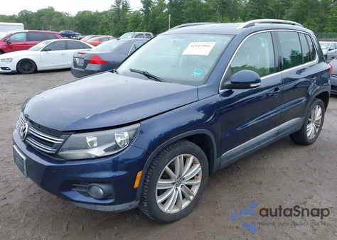 2012 Volkswagen Tiguan Se из США, поврежденный, VIN WVGBV7AX7CW552641